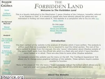 theforbiddenland.com