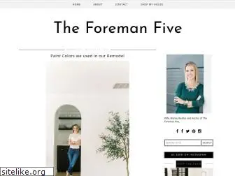 theforemanfive.com