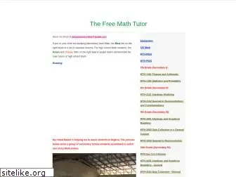 thefreemathtutor.com