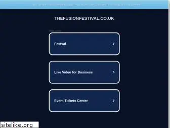 thefusionfestival.co.uk