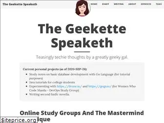 thegeekettespeaketh.com