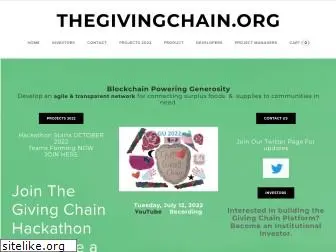 thegivingchain.org
