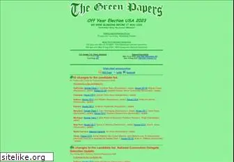 thegreenpapers.com