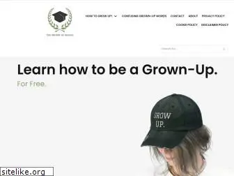 thegrownupschool.com