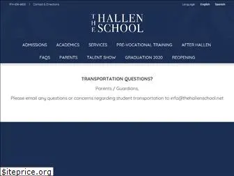 thehallenschool.net