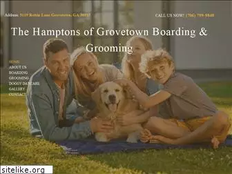 thehamptonsofgrovetownboardingandgrooming.com