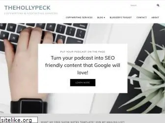 thehollypeck.com