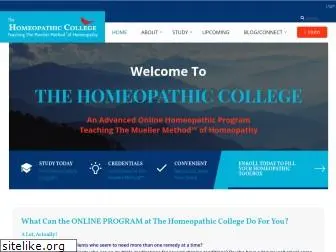 thehomeopathiccollege.org