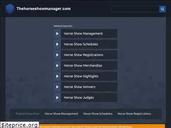 thehorseshowmanager.com