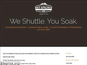 thehotspringsshuttle.com