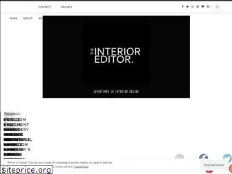 theinterioreditor.com