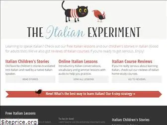 theitalianexperiment.com