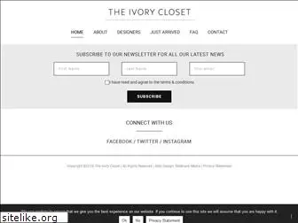 theivorycloset.com