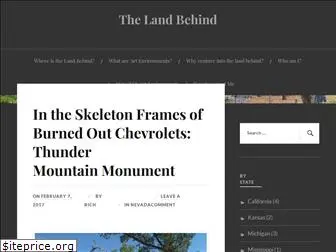 thelandbehind.com