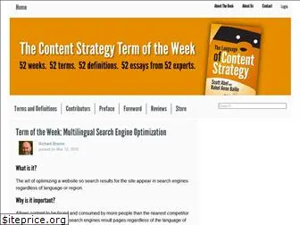 thelanguageofcontentstrategy.com