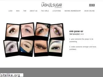 thelashandsugarcompany.com