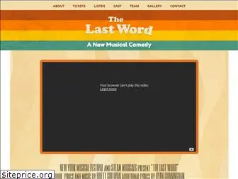 thelastwordmusical.com