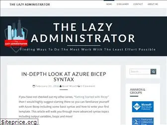 thelazyadministrator.com