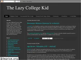 thelazycollegekid.blogspot.com