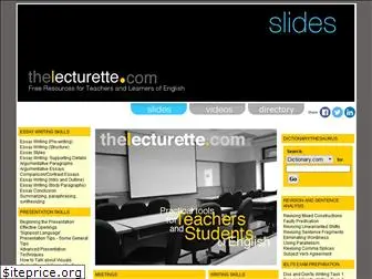 thelecturette.com