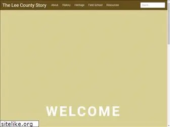 theleecountystory.com