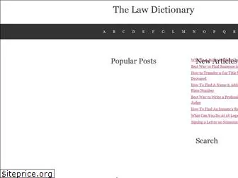 thelegaldictionary.org