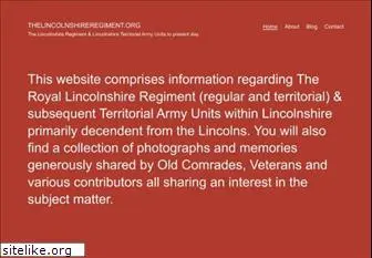 thelincolnshireregiment.org