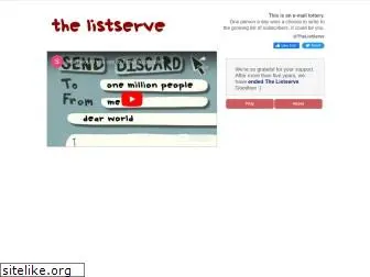 thelistserve.com