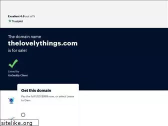 thelovelythings.com