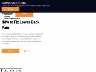 thelowbackfix.com