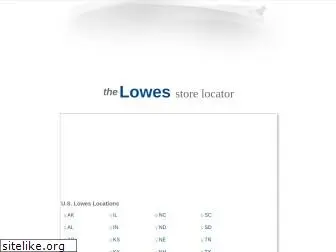 thelowesstorelocator.com