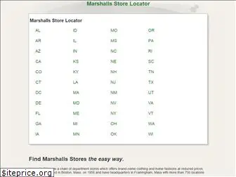 themarshallsstorelocator.com