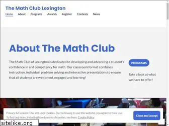 themathclublexington.com