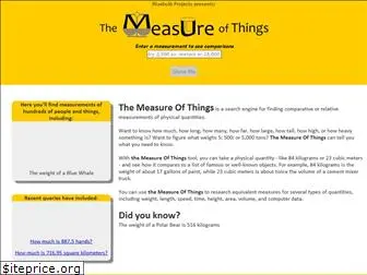 themeasureofthings.com