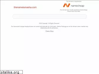 thenameismasha.com