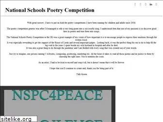 thenationalschoolspoetrycompetition.com