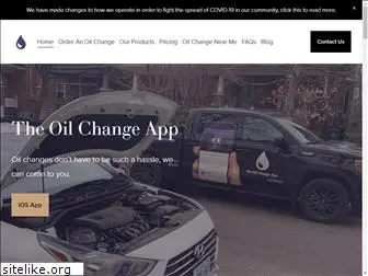 theoilchange.app