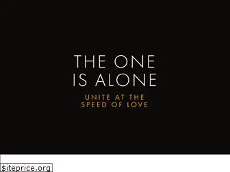 theoneisalone.com