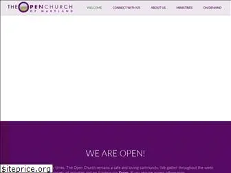 theopenchurchmd.org