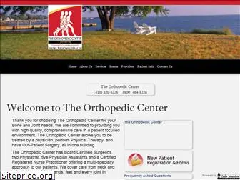 theorthopediccenter.net