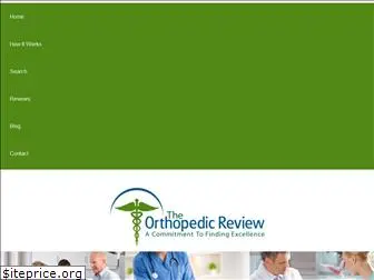 theorthopedicreview.com