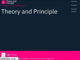 theoryandprinciple.com
