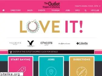 theoutletshoppesatgettysburg.com