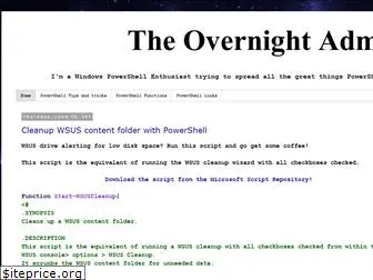 theovernightadmin.com