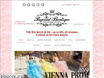 thepageantboutique.co.uk