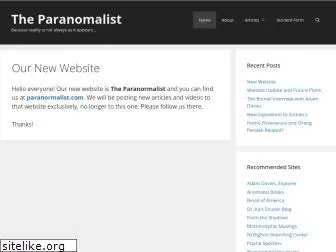 theparanomalist.com