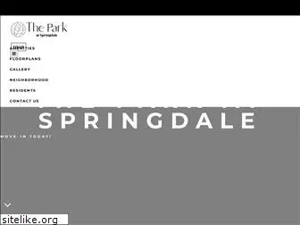 theparkatspringdale.com