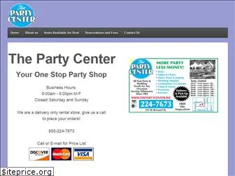 thepartycenter.biz