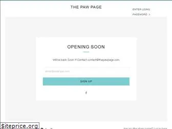 thepawpage.com