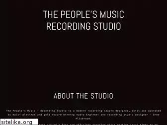 thepeoplesmusic-recordingstudio.com
